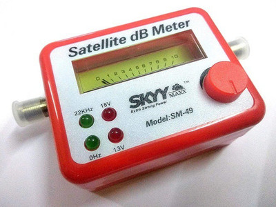 PAC Digital Satellite Signal Finder Meter for Signal Strength Dish, Satelite TV Non-magnetic Non-magnetic Electronic Level(10 cm)