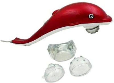 OneRetail JQ-5490 All in one powerful pain relief Dolphin Machine Massager Massager(Red)