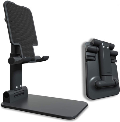 ASTOUND Adjustable Phone Desktop Stand Holder Foldable Tablet Stand Mobile Phone Mount for iPhone/iPad Tablet Holder-Black Mobile Holder