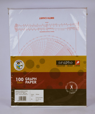 Meera SMITH CHART RULED A4 65 gsm Graph Paper(Set of 1, Pink)