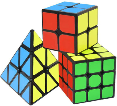 Authfort Speed Cube Set,Puzzle Cube, 3 Pack Magic Cubes Pyraminx + 2x2x2 + 3x3x3 Puzzle Cube Toy Gift for Kids & Adults(3 Pieces) Authfort Speed Cube Set,Puzzle Cube, 3 Pack Magic Cubes Pyraminx + 2x2x2 + 3x3x3 Puzzle Cube Toy Gift for Kids & Adults(3 Pieces)