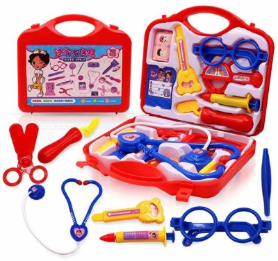 Toyporium Pretend Play Doctor Set with Foldable Suitcase|Compact Medical Set For Kids|19