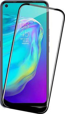 MOBIGENIX Edge To Edge Tempered Glass for TECNO POVA(Pack of 1)