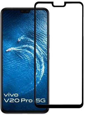 ECMERED Edge To Edge Tempered Glass for VIVO V20 PRO(Pack of 1)