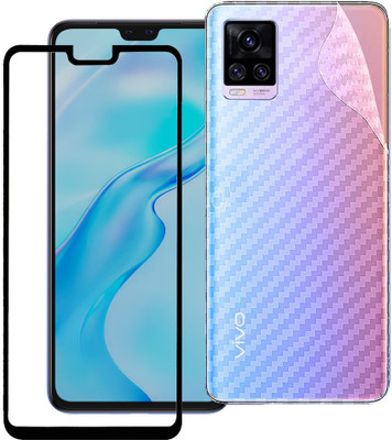 HOBBYTRONICS Front and Back Screen Guard for Vivo V20 Pro(Pack of 2)