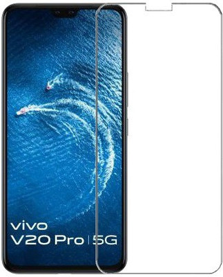 HOBBYTRONICS Tempered Glass Guard for Vivo V20 Pro(Pack of 1)