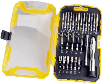 MyJerry 27 PCs Precision Screwdriver Socket & Wrench Set with Extension Bar for DIY Robotics Projects and Other Gadget Repair Combination Screwdriver Set(Pack of 27)