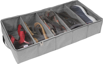 PrettyKrafts Shoe Pouch(Grey)