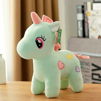 Patly Soft Stuffed Toy for Girls Kids - 25cm | Stretchable Soft Feather Cotton Fabric (Light Green)  - 40 cm(Light Green)