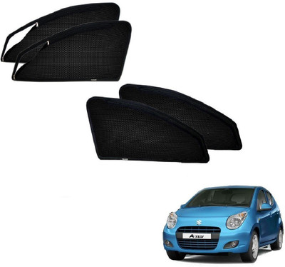 AuTO ADDiCT Side Window Sun Shade For Maruti Suzuki A-Star(Black)