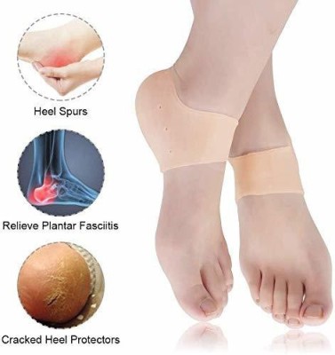 Velish Anti heel crack set socks pain foot gel relief anti silicone moisturizing Heel Heel Support