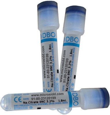MICROSIDD 1.8 ml Rimmed Polypropylene Test Tube(75 cm 10 K Pack of 100)