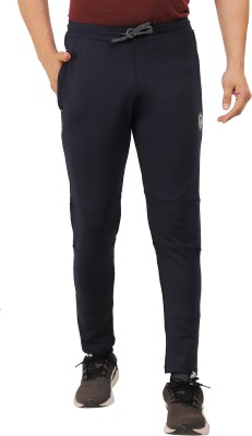 stars collection Solid Men Dark Blue Track Pants