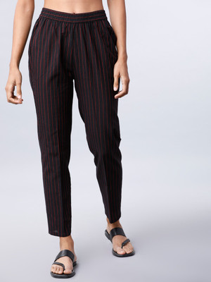 Vishudh Regular Fit Women Multicolor Trousers