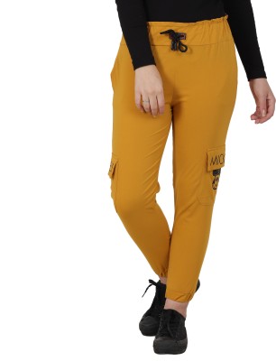 NEYSA Printed Women Yellow Track Pants