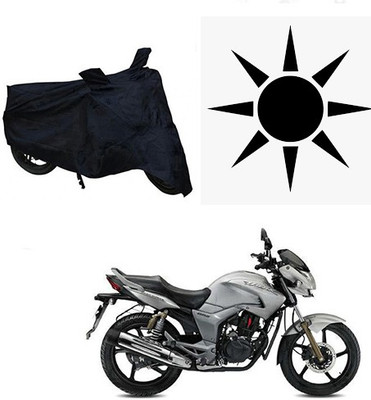 SANJU Waterproof Two Wheeler Cover for Hero(Hunk, Black)