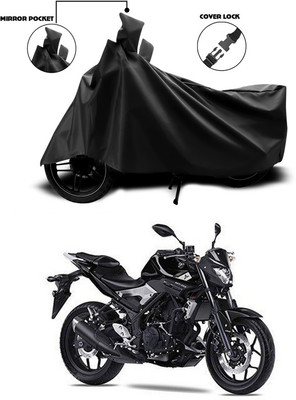 ANTHUB Waterproof Two Wheeler Cover for Yamaha(MT 9, Black)