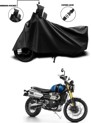 ANTHUB Waterproof Two Wheeler Cover for Triumph(Black)