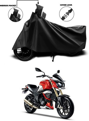 ANTHUB Waterproof Two Wheeler Cover for Mahindra(Mojo, Black)