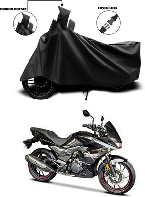 SEBONGO Waterproof Two Wheeler Cover for Hero(Xtreme 200S, Black)