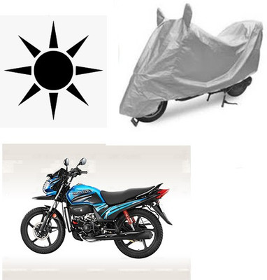 SANJU Waterproof Two Wheeler Cover for Honda(Passion Pro TR, Silver)