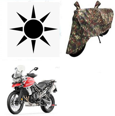 SANJU Waterproof Two Wheeler Cover for Triumph(Tiger 800 XCA, Multicolor)