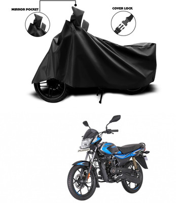ANTHUB Waterproof Two Wheeler Cover for Bajaj(Platina 110 H-Gear, Black)