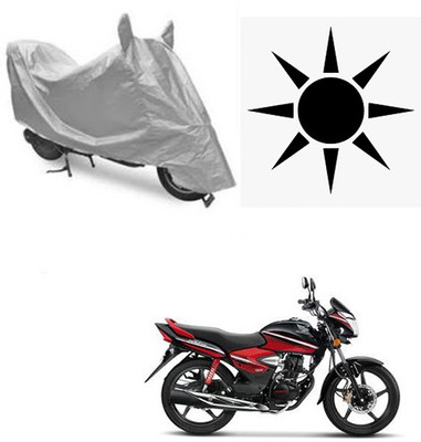 SANJU Waterproof Two Wheeler Cover for Honda(CB, Silver)