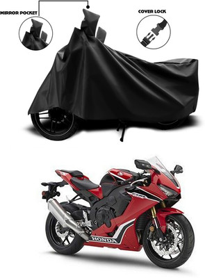 ANTHUB Waterproof Two Wheeler Cover for Honda(CBR 1000RR, Black)