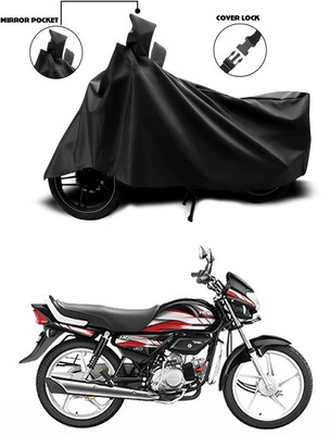 ANTHUB Waterproof Two Wheeler Cover for Hero(HF Deluxe, Black)