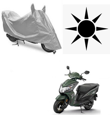 SANJU Waterproof Two Wheeler Cover for Honda(Deo, Silver)