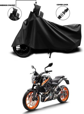 ANTHUB Waterproof Two Wheeler Cover for KTM(Duke 200, Black)