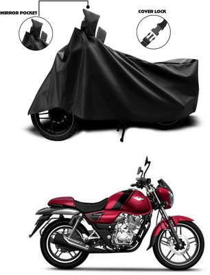 ANTHUB Waterproof Two Wheeler Cover for Bajaj(V15, Black)