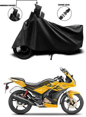 ANTHUB Waterproof Two Wheeler Cover for Hero(Karizma ZMR, Black)