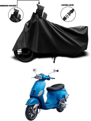 ANTHUB Waterproof Two Wheeler Cover for Suzuki(New Access 125, Black)