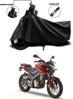 ANTHUB Waterproof Two Wheeler Cover for Bajaj(Pulsar 180 DTS-i, Black)