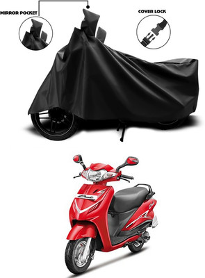 ANTHUB Waterproof Two Wheeler Cover for Hero(Duet, Black)