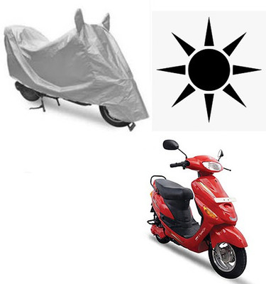 MOTOWORLD Waterproof Two Wheeler Cover for Hero(E Sprint, Silver)