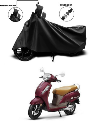 ANTHUB Waterproof Two Wheeler Cover for Suzuki(New Access 125, Black)