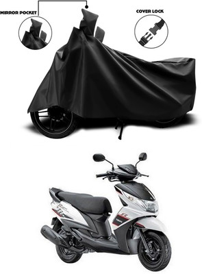SEBONGO Waterproof Two Wheeler Cover for Yamaha(Ray Z, Black)