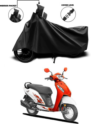 ANTHUB Waterproof Two Wheeler Cover for Honda(Activa, Black)