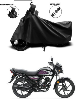 SEBONGO Waterproof Two Wheeler Cover for Honda(Dream Neo, Black)