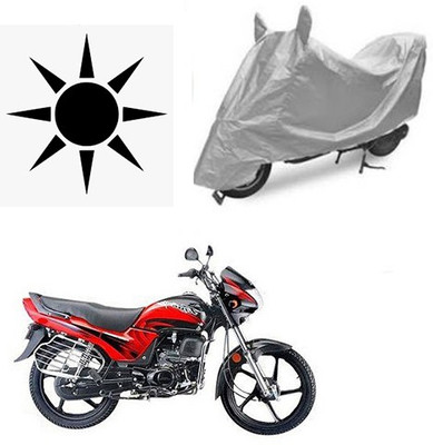 SANJU Waterproof Two Wheeler Cover for Honda(Passion Plus, Silver)