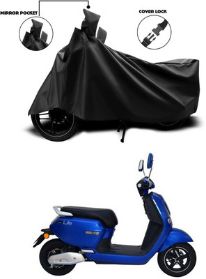 ANTHUB Waterproof Two Wheeler Cover for Okinawa(Lite, Black)