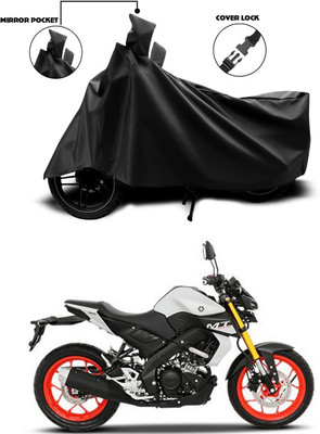 ANTHUB Waterproof Two Wheeler Cover for Yamaha(MT 15, Black)