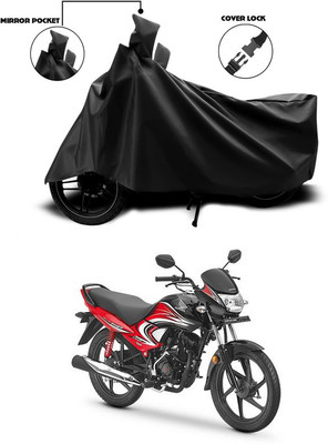 ANTHUB Waterproof Two Wheeler Cover for Honda(Dream Yuga, Black)