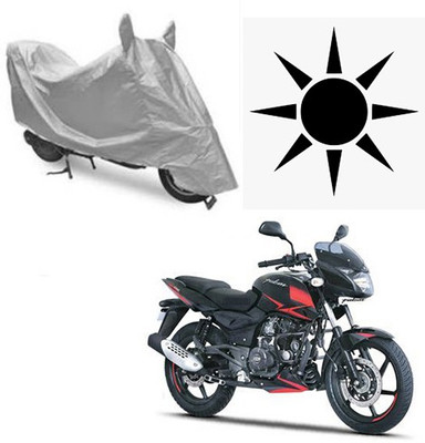 SANJU Waterproof Two Wheeler Cover for Bajaj(Pulsar 180 DTS-i, Silver)