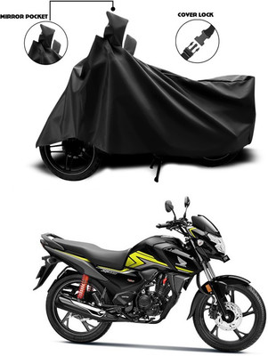 SEBONGO Waterproof Two Wheeler Cover for Honda(SP 125, Black)