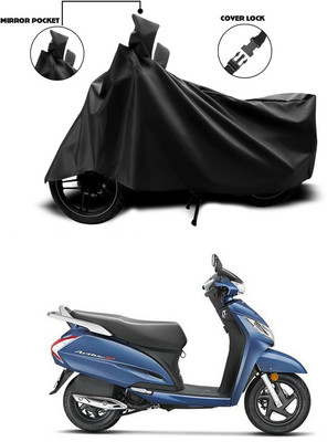ANTHUB Waterproof Two Wheeler Cover for Honda(Activa 125, Black)