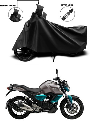 ANTHUB Waterproof Two Wheeler Cover for Yamaha(FZ S V3.0 FI, Black)